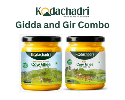 Malenadu Gidda and Gir Cow Ghee Combo