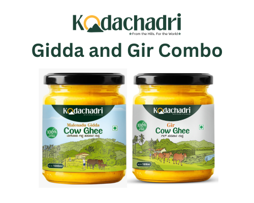 Malenadu Gidda and Gir Cow Ghee Combo